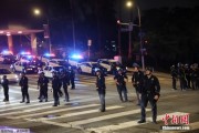 阜宁约200名海军陆战队士兵进驻洛杉矶 开始执行警戒守卫任务
